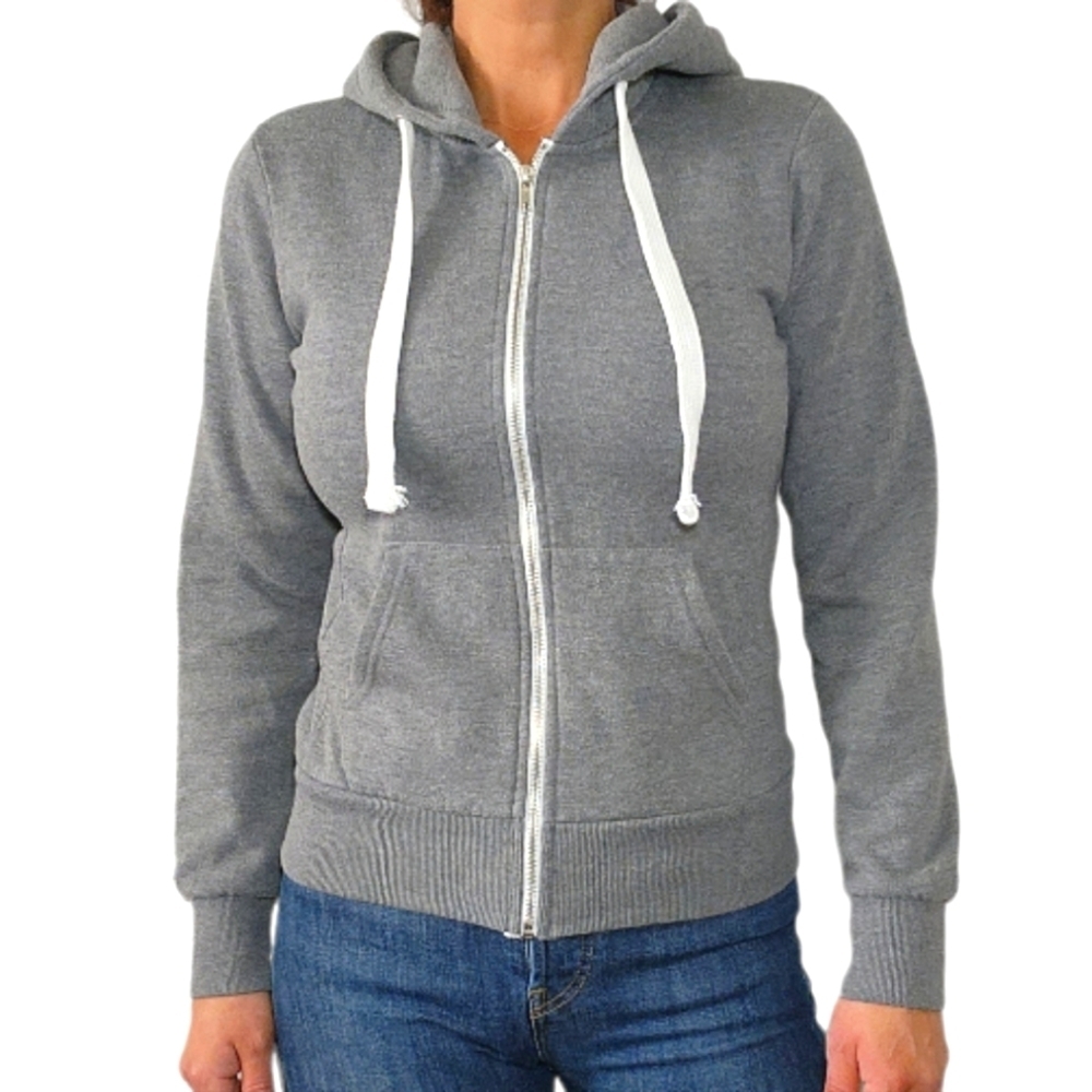 Esstive Athletics Apparel Full Zip Hoodie Small Grey